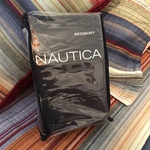 Nautica Navy bedskirt, Full